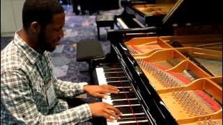 Keyboard Magazine NAMM 2013: Corey Henry @ Fazioli Pianos
