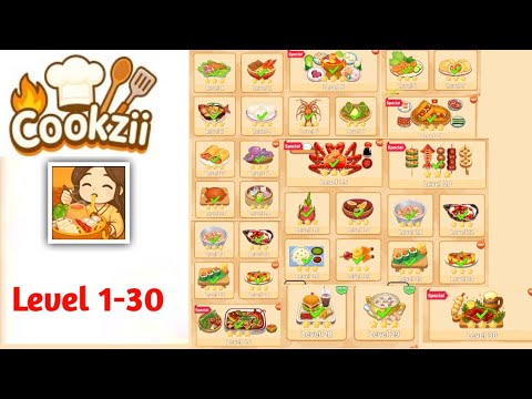 Cookzy: Cozy Cooking ASMR – All Levels 1-30 | Cookzii Full Gameplay Walkthrough solution - YouTube