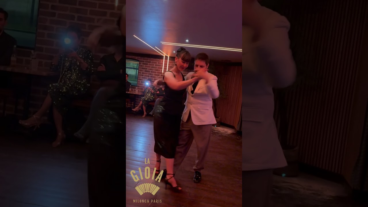 Video thumbnail for Show de Aurore chadoin et Emanuel Orlando à la milonga La GIOIA