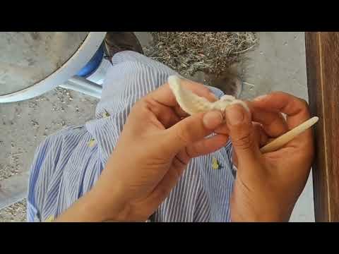 Nålbinding Flat York Stich