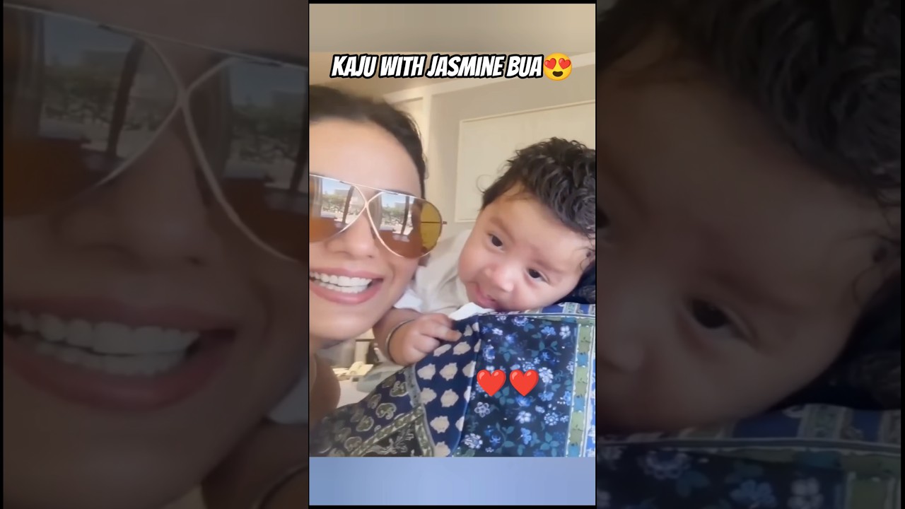 Kaju with jasmine bua 😍❤️ #bhartisingh #jasminbhasin #laughterchefs #viral #viralvideo #vlog #cute