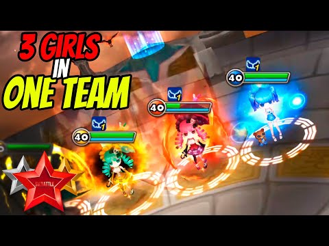 WOW! This guy uses THREE OCCULT GIRLS in ONE Team - Summoners War