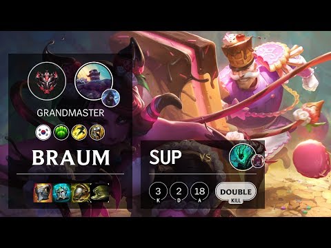 Braum Support vs Thresh - KR Grandmaster Patch 10.12