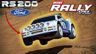 Traxxas Mini Rally Ford RS200 1:12 4WD VXL RTR modrý
