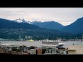 Timelapse: Grand Princess Cruises Into Vancouver with a Flawless Spin | Canada Place Smooth Arrival