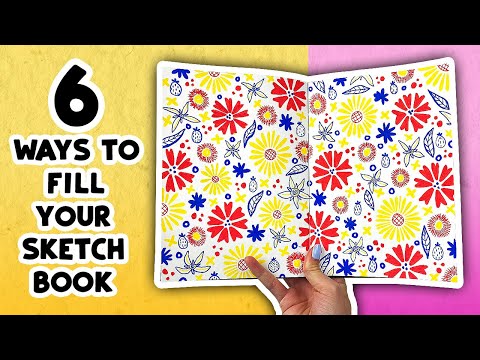 6 Inspiring Ways to FILL Your Sketchbook Video