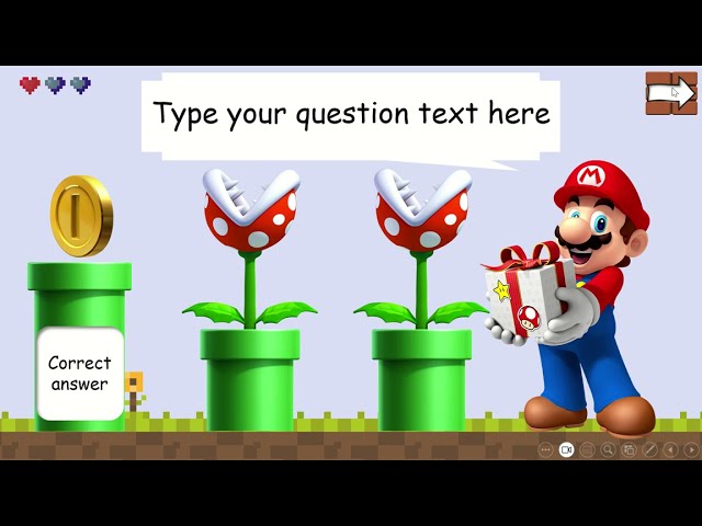 لعبة تفاعلية سوبر ماريو (النسخة الإنحليزية) ppt