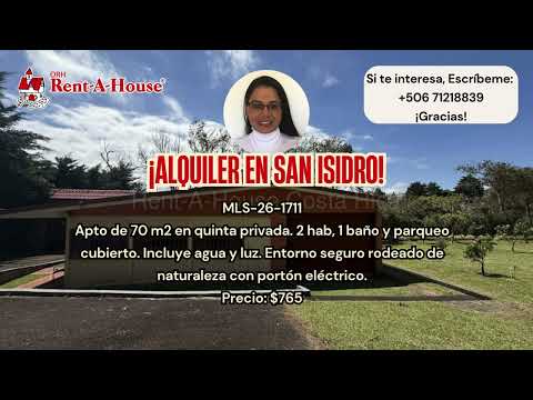 Alquiler San Isidro Apartamento en Quinta Privada