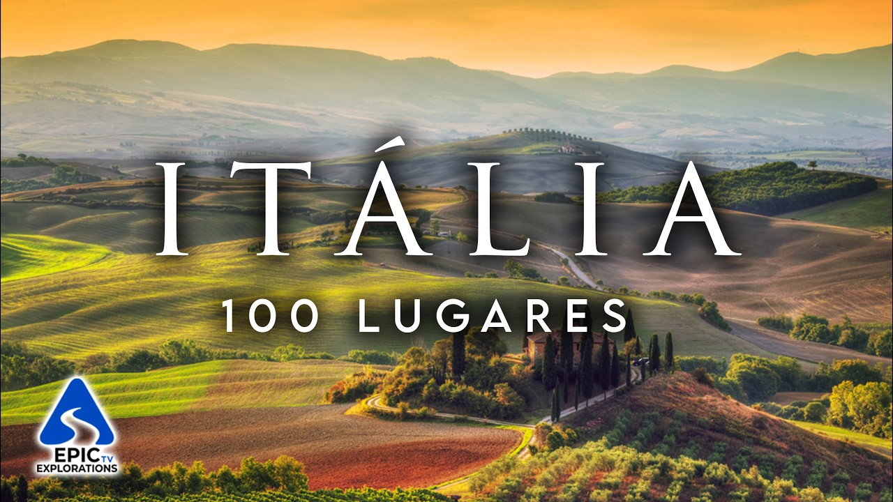 100 Lugares Mais Bonitos para Visitar na Itália | Guia de Viagem de Lugares e Vilas em 4K
