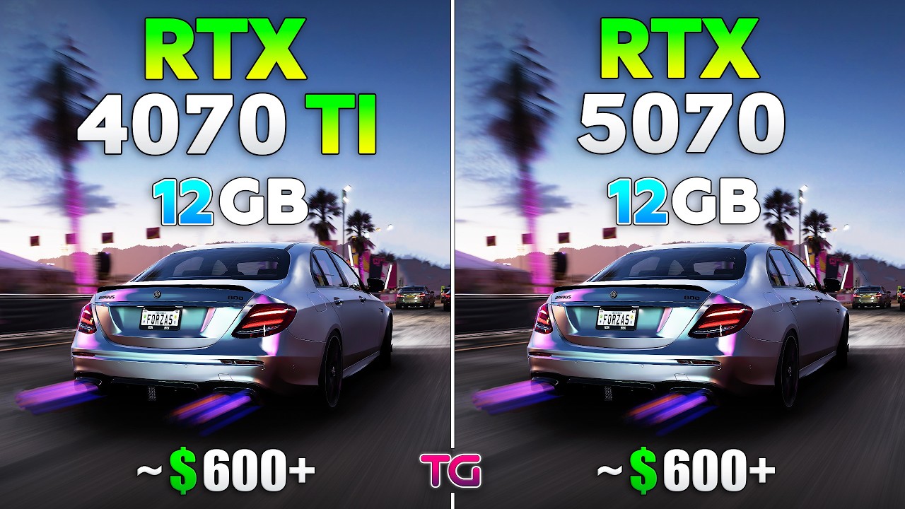 RTX 4070 Ti vs RTX 5070 - Test in 11 Games