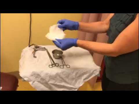 IUD Tray Set Up - (Original Video)