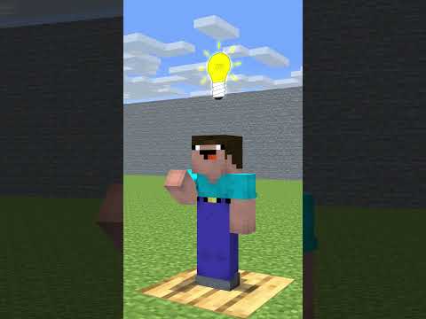Herobrine Win Archery Challenge (Imagine Dragons-Bones) #minecraft #shorts #herobrine #saitama