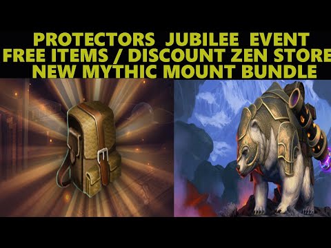 Neverwinter - FREE Items - NEW Mythic Mount Bundle - Protectors Jubilee Event