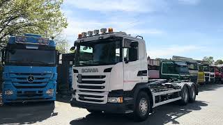 Scania G410 6X4 Haken Meiller hook lift truck | Image 4 - Autoline