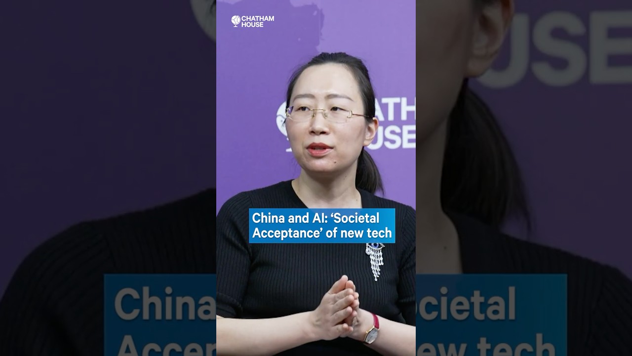 China and AI: 'Societal acceptance' of new tech