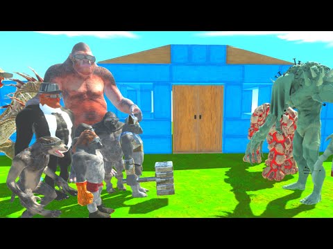 Infernals vs Primates + Fantasy - BÔNUS + MIB + Michael Myers - Animal Revolt Battle Simulator