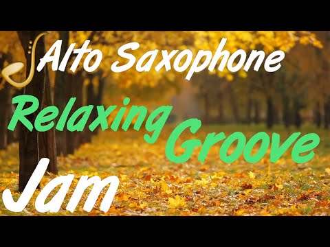 Relaxing Groove Alto Saxophone Backing Track Jam in D Major | Improvisation