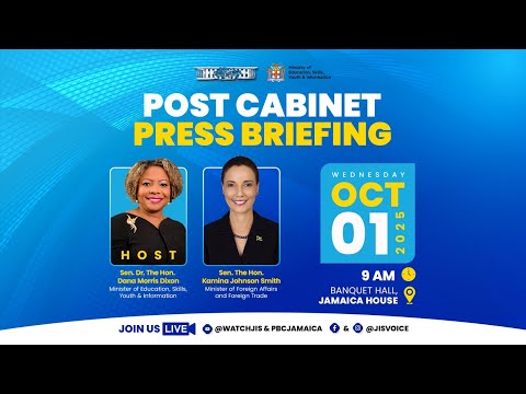 JISTV Post Cabinet Press Briefing October 1, 2025 Key Government Decisions Explained
