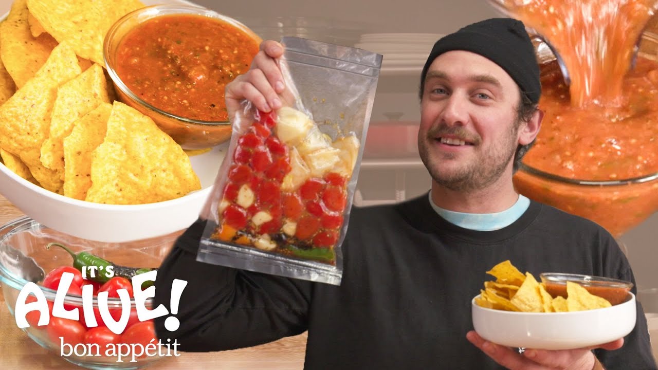 Brad Makes Fermented Salsa It's Alive Bon App tit