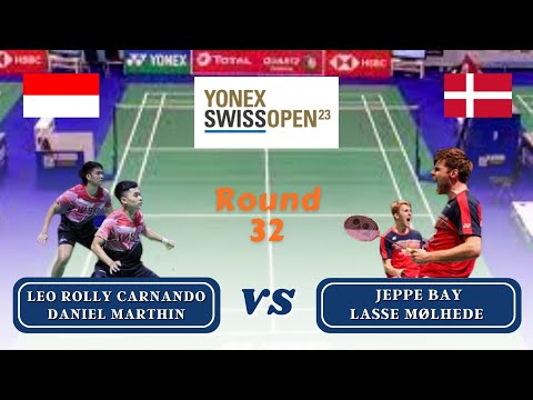 Swiss Open 2023 - R32 | Leo Rolly CARNANDO/Daniel MARTHIN vs Jeppe BAY/Lasse MØLHEDE
