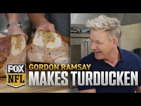 Gordon Ramsay learns how to make Turducken | NFL on FOX