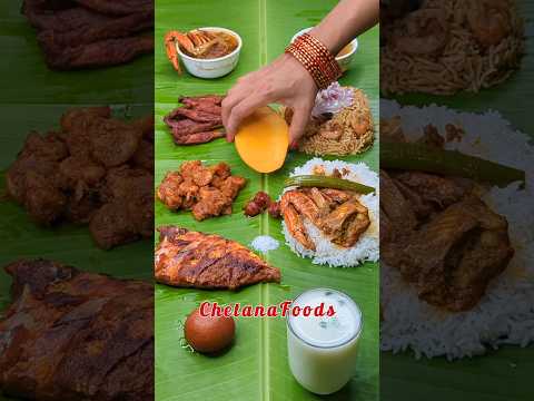 100% Homemade Seafood Feast😋 ur favourite item?🤔 🍤🐟🦀 Nonveg Meals, Lunch Thali, South Indian Food