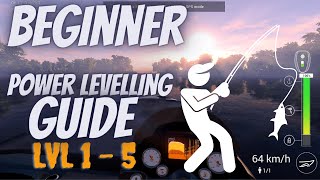 Fishing Planet  | Power Levelling Guide | Beginner level 1 to 5 ( Without Spending Money ).
