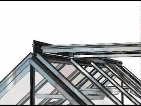 Greenhouse People YouTube video for Fitting a roof vent on a Simplicity or Hercules Greenhouse