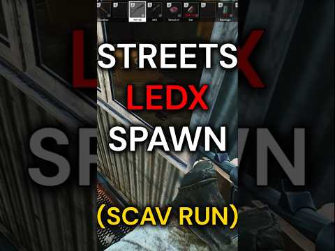 LEDX Spawn in Streets of Tarkov! (Found it as a Scav 😳)💰