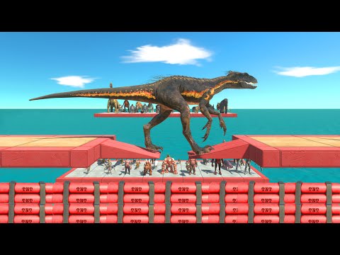 Jump units over dynamite - Animal Revolt Battle Simulator
