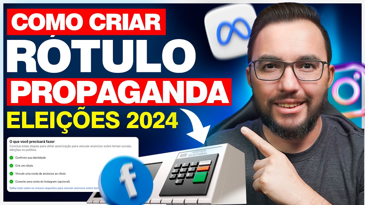 Como CRIAR O RÓTULO Propaganda Eleitoral no FACEBOOK ADS (5 MINUTOS)