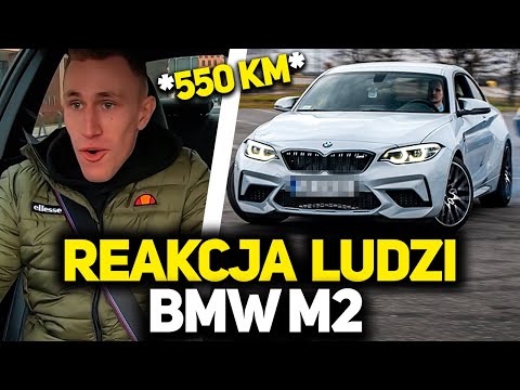 Piekielnie szybkie i głośne BMW M2 Competition | 550 KM | REAKCJA LUDZI | STRZELA JAK Z AK-47 |