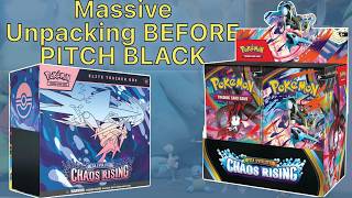 🔴 Hype Pre-PITCH BLACK! Opening Chaos Rising ETB & 40 Packs LIVE! 🔴