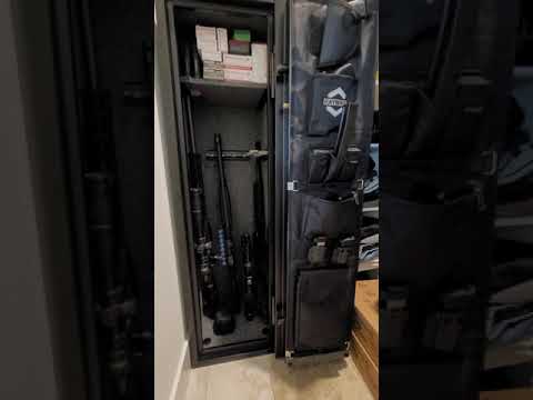 Sports Afield 12-Gun Fire-Rated Electronic Lock Safe Review (w/ backup keys)