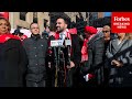 WATCH Mayor Zohran Mamdani Joins Picket Line Of Nurses On Strike In New York City