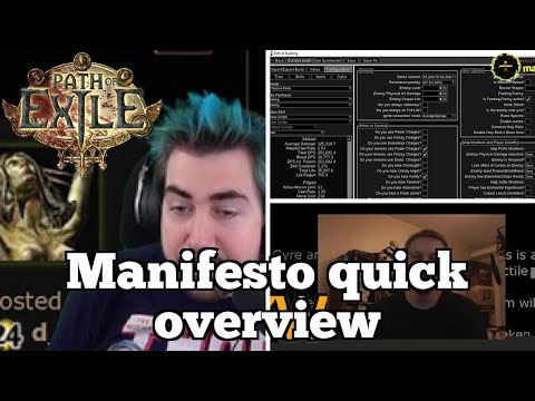 Manifesto quick overview | Daily Path of Exile Highlights