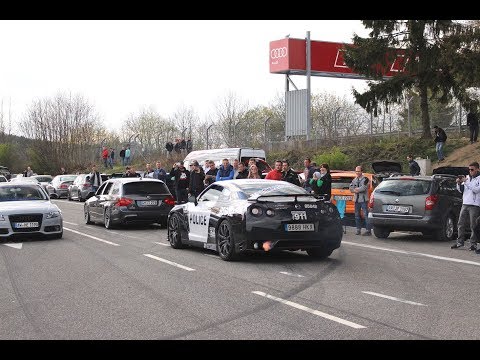 Crazy Flame throwing GTR - Carfreitag 2018