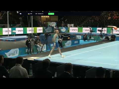 Oleg Verniaiev. 2025 European Championships. Qual/TF. FX