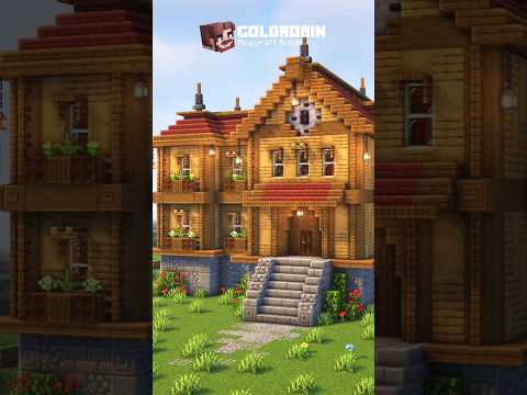 Minecraft |  Mansion 🏡 #minecraft #minecraftbuilding #tutorial #howtobuild