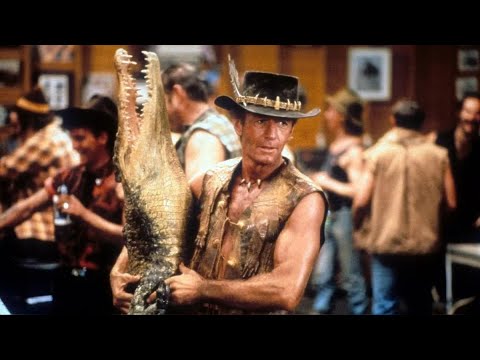 Crocodile Dundee: Attacked by a large crocodile