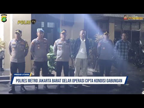 POLRES METRO JAKARTA BARAT GELAR APEL PATROLI CIPTA KONDISI