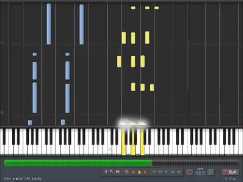 We Are The Champions - Queen (Easy Piano Tutorial) in Synthesia (100% Speed)