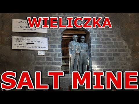WIELICZKA SALT MINE. Descend 135 m. below ground level and discover chambers, chapels, lakes...!!!