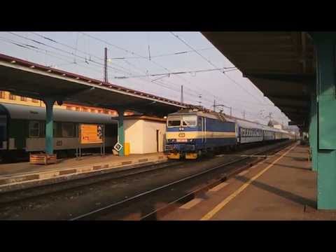 Odjezd 362 124-0 s R 874 "Rudolf Těsnohlídek" a míjení 380 006-7 s Ex HD