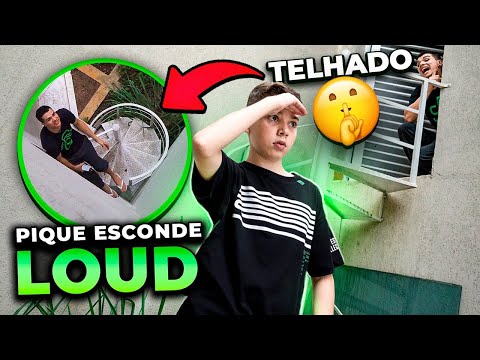 PRIMEIRO PIQUE ESCONDE NA MANSÃO GIGANTE DA LOUD!!