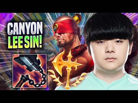 CANYON TRIES LEE SIN WITH NEW BUFFS! - DK Canyon Plays Lee Sin JUNGLE vs Zed! | Season 2022