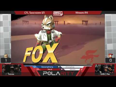 CFL Smackdown 121 WiiU - Thexan (Fox) vs GxG Kiki (DIddy Kong) - Winners R4