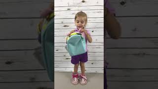 2 year old loves skip hop lunch bag