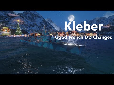 Kleber Good French DD Changes (World of Warships Legends)