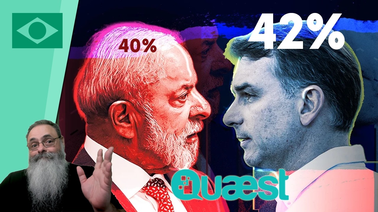 NEM QUAEST consegue SEGURAR: FLÁVIO NUMERICAMENTE a FRENTE de LULA no 2o TURNO e o PORQUE é o MELHOR